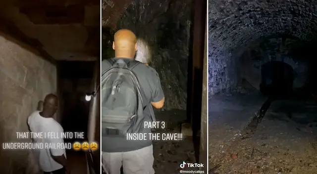 TikToker baja al sótano de sus casa y descubre un ferrocarril abandonado - VIDEO TikToker baja al sótano de sus casa y descubre un ferrocarril abandonado - VIDEO