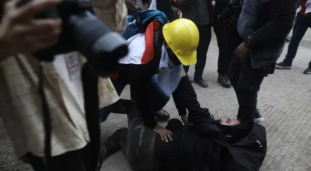 Reportero de La República se encontraba en los exteriores de Palacio de Gobierno