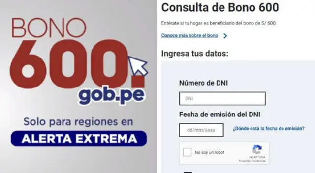 Bono 600 soles revisa si eres uno de los beneficiario del subsidio económico