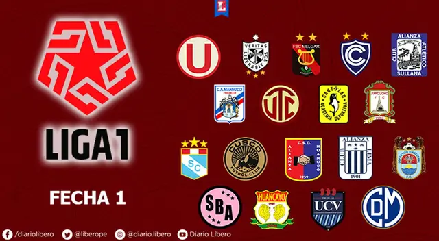 Liga y los partidos de la primera fecha de la Fase 2.