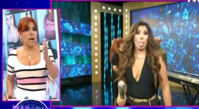 Magaly reveló por qué Yahaira sacó la lengua en vivo tras finalizar de cantar Magaly reveló por qué Yahaira sacó la lengua en vivo tras finalizar de cantar