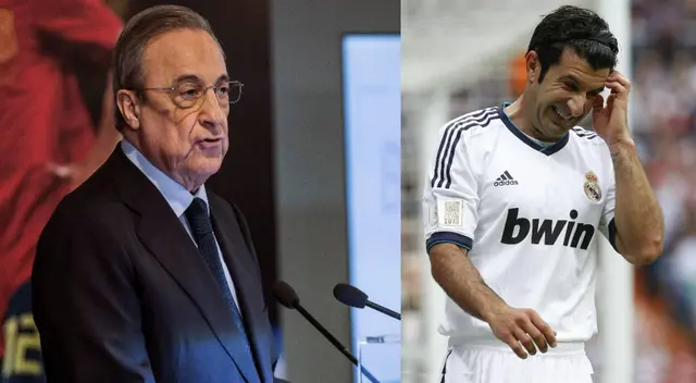 El presidente español criticó también al portugués Figo.