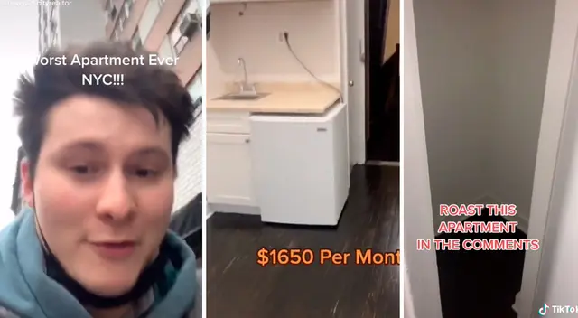 TikTok Joven documenta el peor departamento de New York sin baño ni cocina TikTok Joven documenta el peor departamento de New York sin baño ni cocina