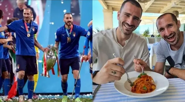 Bonucci y Chiellini trollean a Inglaterra: