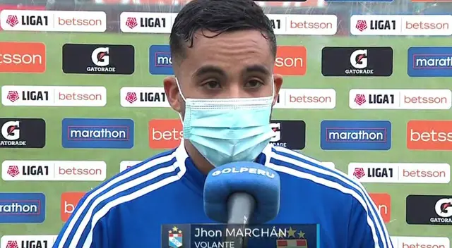 Jhon Marchan habló sobre su gol en la victoria de Sporting Cristal