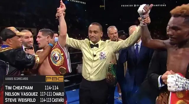 Brian Castano vs Jermell Charlo empate técnico de boxeo Brian Castano vs Jermell Charlo empate técnico de boxeo