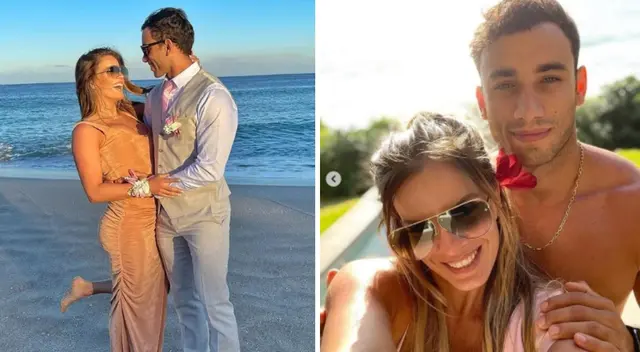 Alejandra Baigorria y Said Palao compartieron fotos de su celebración en Instagram.