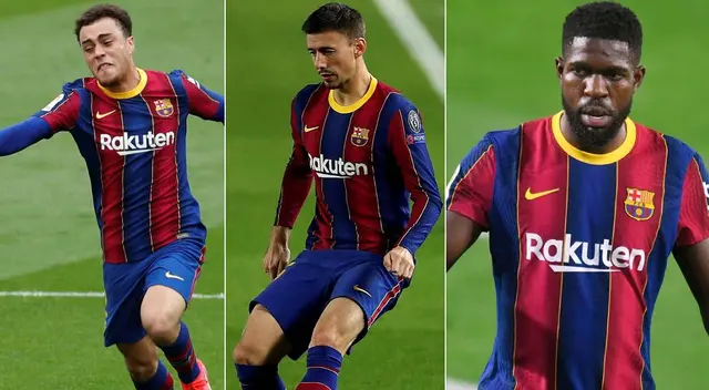 Barcelona abre las puertas de salida a Lenglet, Dest y Umtiti