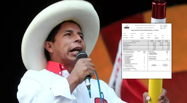 Pedro Castillo consiguió el respaldo de la población peruana en elecciones 2021.
