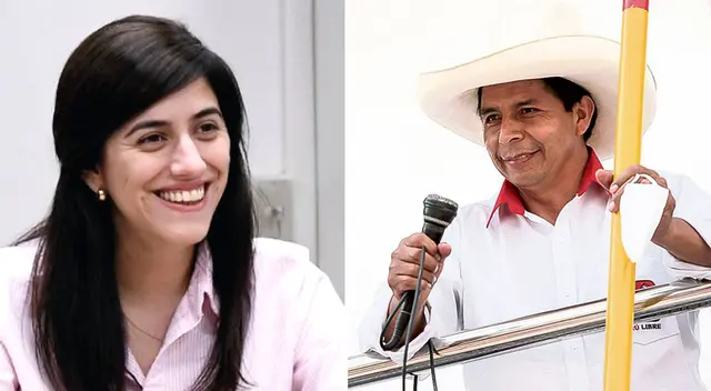 Exminsitra Maria Antonieta a Pedro Castillo al ser proclamado nuevo presidente del Perú por el JNE Exminsitra Maria Antonieta a Pedro Castillo al ser proclamado nuevo presidente del Perú por el JNE