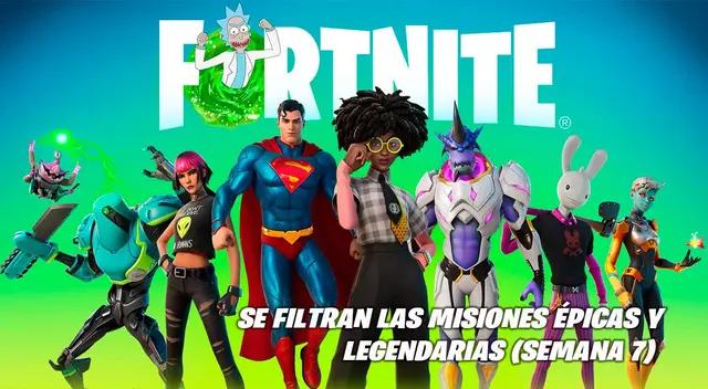 Fortnite Temporada 7: se filtran las misiones épicas y legendarias - Semana 7 Fortnite Temporada 7: se filtran las misiones épicas y legendarias - Semana 7
