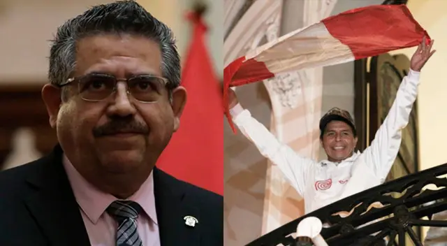 Manuel Merino envió mensaje de felicitaciones a Pedro Castillo.