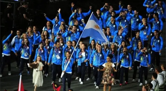 Delegación argentina en Tokio 2020.