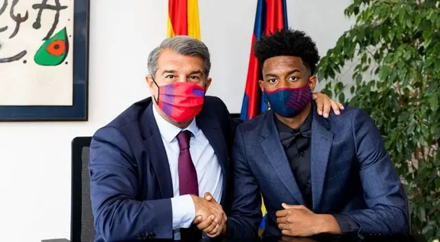 Barcelona asegura a Baldé hasta 2024 Laporta Barcelona asegura a Baldé hasta 2024 Laporta