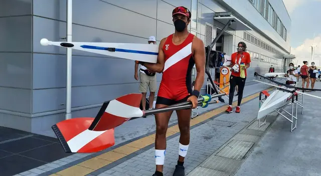 Álvaro Torres clasificó a los cuartos de final de remos en Tokio 2020