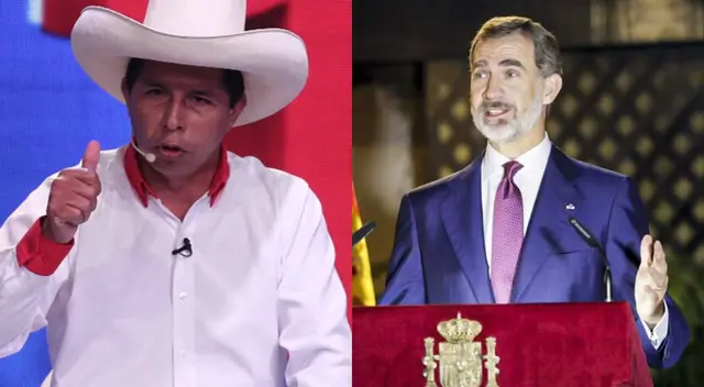 Rey de España estará presente en juramentación de Pedro Castillo.