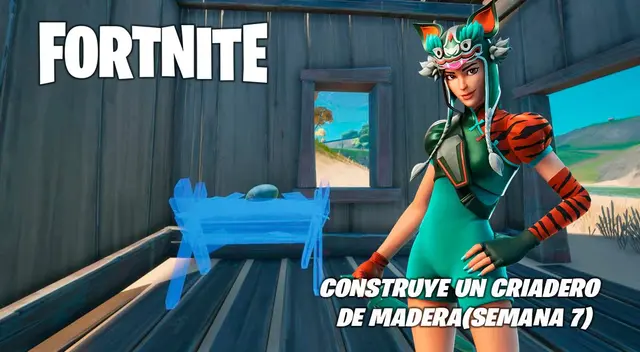 Fortnite: construye un criadero de madera - VIDEO Fortnite: construye un criadero de madera - VIDEO