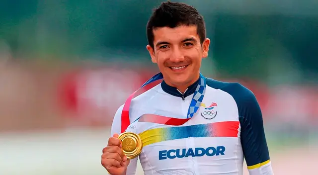 Tokio 2020: Richard Carapaz hace historia para Ecuador al ganar medalla de oro Tokio 2020: Richard Carapaz hace historia para Ecuador al ganar medalla de oro