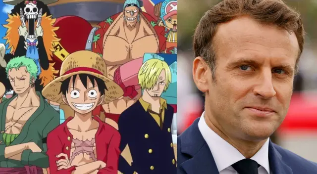 Emmanuel Macron recibe regalo sobre One Piece Emmanuel Macron recibe regalo sobre One Piece