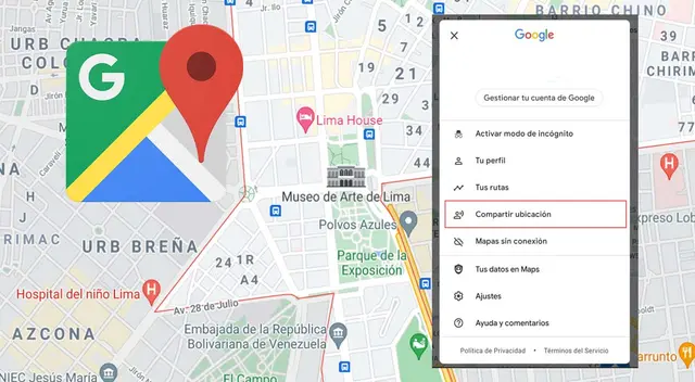 Revisa los pasos para compartir tu ubicación en esta aplicación Revisa los pasos para compartir tu ubicación en esta aplicación