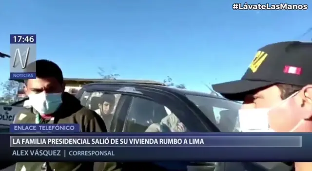 Familia de Pedro Castillo se traslada a Lima para el cambio de mando presidencial Familia de Pedro Castillo se traslada a Lima para el cambio de mando presidencial