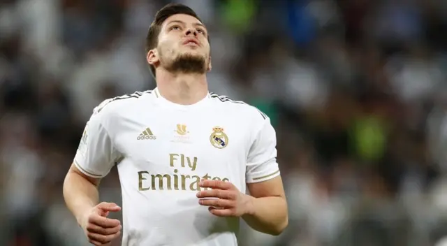 Luka Jovic tiene contrato con Real Madrid hasta junio del 2025.