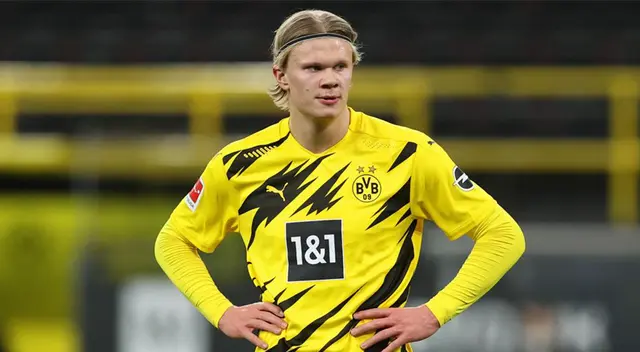 Haaland durante Borussia Dortmund