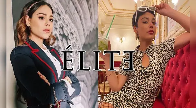 Danna Paola se alejó de Élite para retomar su carrera musical. Foto: composición/Netflix