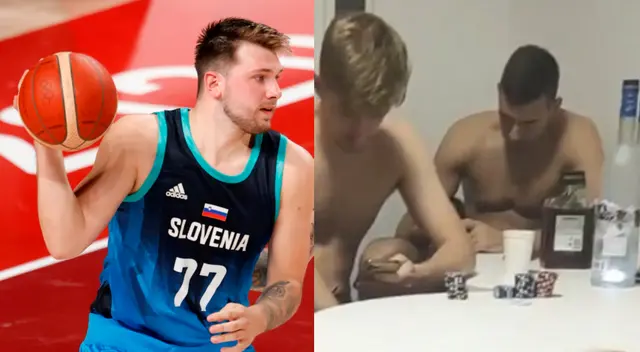 Luka Doncic participó en polémicos festejos de la Selección de Eslovenia