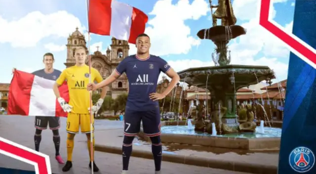 PSG envió saludos al Perú por el Bicentenario.