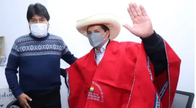 Evo Morales y Pedro Castillo se reúnen. Evo Morales y Pedro Castillo se reúnen.