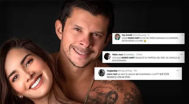 Twitter: Mario Hart genera burlas tras su viaje: ¿Y su canción para el Bicentenario? Twitter: Mario Hart genera burlas tras su viaje: ¿Y su canción para el Bicentenario?