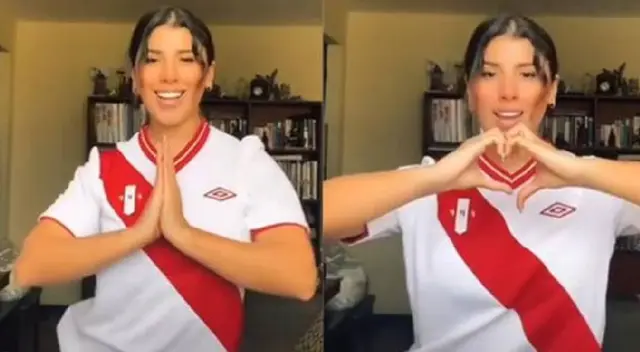 Yahaira Plasencia celebra Bicentenario del Perú con video de TikTok