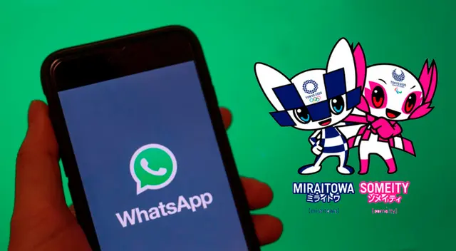 WhatsApp crea stickers de los Juegos Olímpicos Tokio 2020.