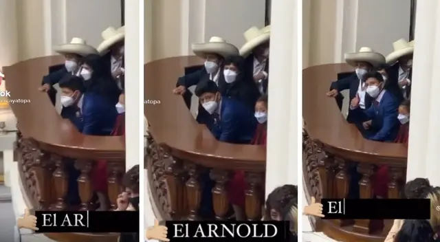Arnold, el hijo de Pedro Castillo, es viral en TikTok por escena en el Congreso Arnold, el hijo de Pedro Castillo, es viral en TikTok por escena en el Congreso