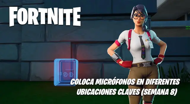 Fortnite: coloca micrófonos en diferentes ubicaciones clave - VIDEO Fortnite: coloca micrófonos en diferentes ubicaciones clave - VIDEO