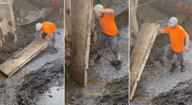 Obrero se lleva el susto de su vida al encontrar gigantesca rata Obrero se lleva el susto de su vida al encontrar gigantesca rata