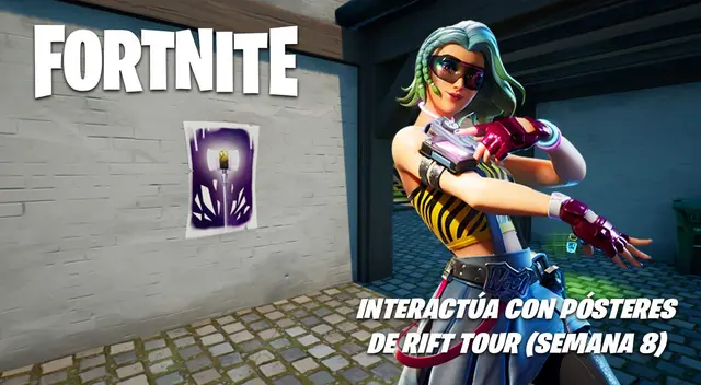 Fortnite: interactúa con pósteres de Rift Tour - VIDEO Fortnite: interactúa con pósteres de Rift Tour - VIDEO