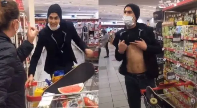 Español insulta a mujer por pedirle que se ponga correctamente la mascarilla Español insulta a mujer por pedirle que se ponga correctamente la mascarilla