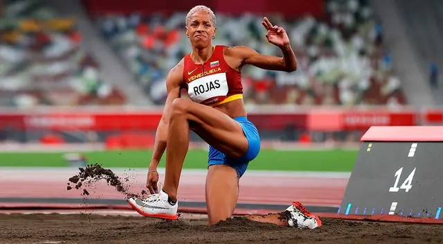 Yulimar Rojas saludó a peruanos y venezolanos tras ganar el oro en Tokio