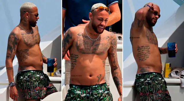 Neymar luce subido de peso Neymar luce subido de peso