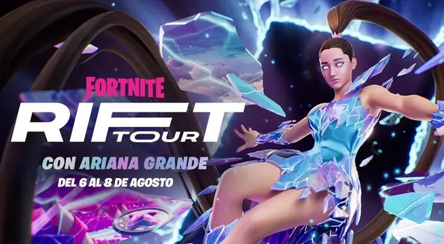 Fortnite: hora y fechas del Rift Tour con Ariana Grande - Latinoamérica Fortnite: hora y fechas del Rift Tour con Ariana Grande - Latinoamérica