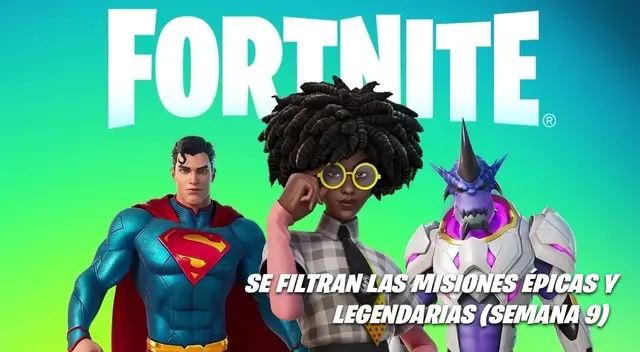 Fortnite Temporada 7: se filtran las misiones épicas y legendarias - Semana 9