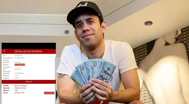 Werevertumorro perdió más de 100 pesos al apostar a México en la Copa Oro