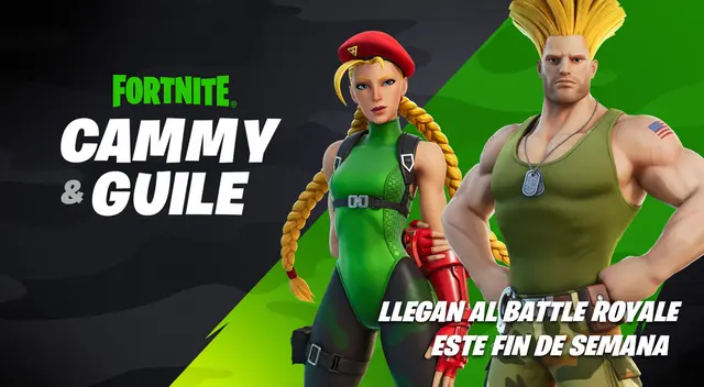 Fortnite: Cammy y Guile llegarán este fin de semana