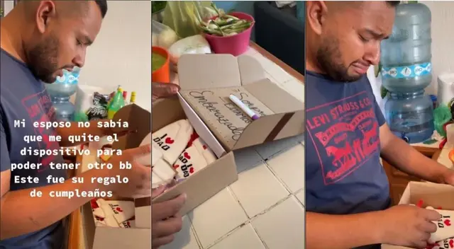¡Para llorar! La emotiva reacción de un hombre al enterarse que será papá - VIDEO