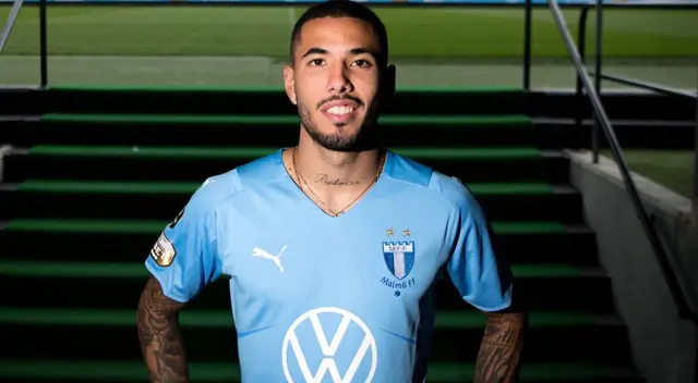 Sergio Peña fue presentado oficialmente en Malmo de Suecia Sergio Peña fue presentado oficialmente en Malmo de Suecia