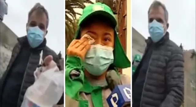 Sujeto discrimina e insulta a trabajadora municipal de Barranco. Sujeto discrimina e insulta a trabajadora municipal de Barranco.