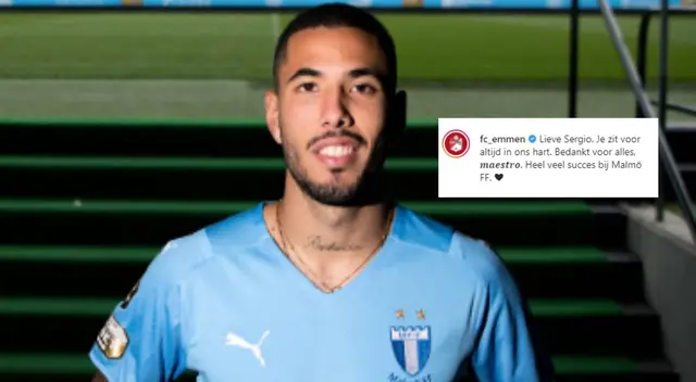 Emmen se despidió de Sergio Peña Emmen se despidió de Sergio Peña