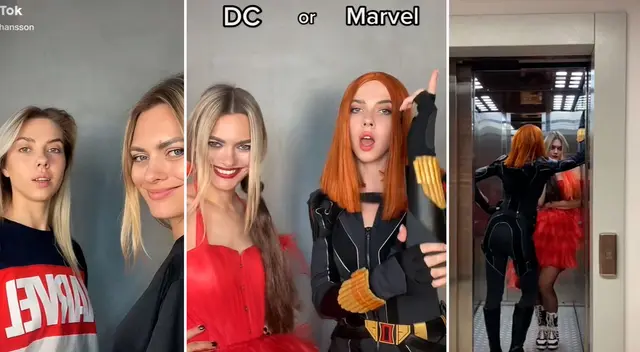 La Viuda Negra de TikTok comparte cámaras con la Harley Quinn rusa - VIDEO La Viuda Negra de TikTok comparte cámaras con la Harley Quinn rusa - VIDEO